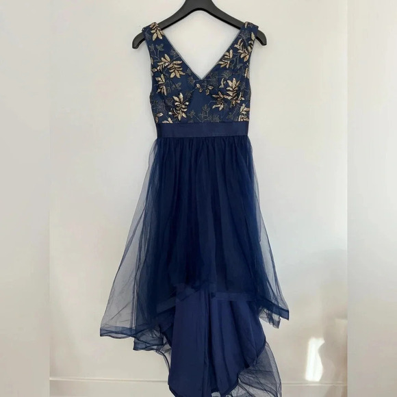 Shein navy blue sequin dress cocktail party size medium - Picture 2 of 10